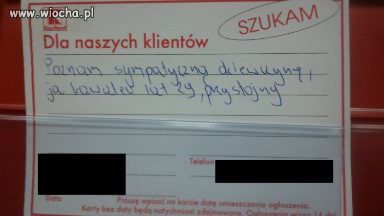 Ogłoszenia randkowe 