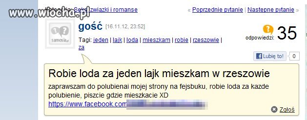 Dziwka za lajki 