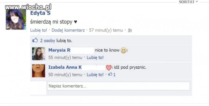 Śmierdzą jej stopy
