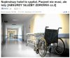 Najdroższy hotel???...to szpital