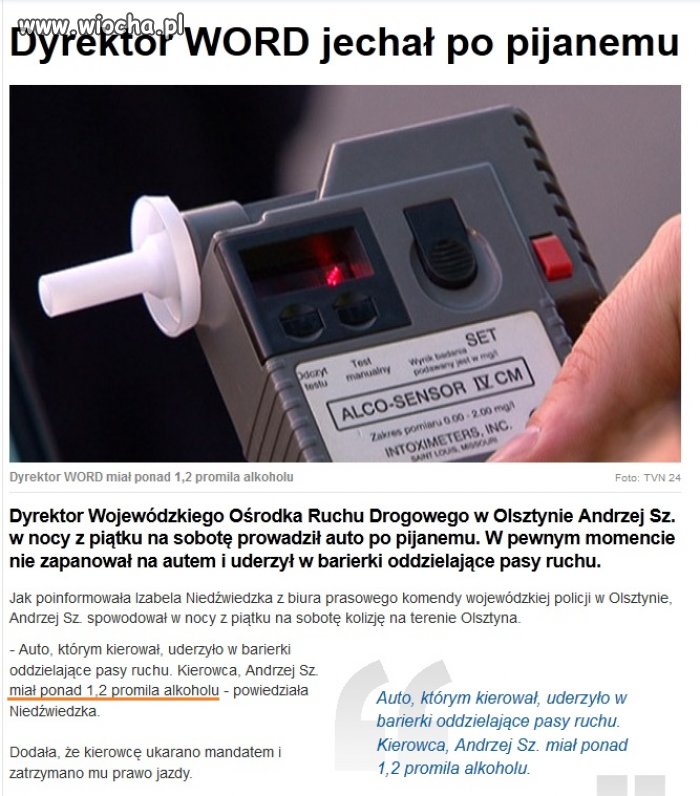 Od przyszłego kierowcy wymagają...