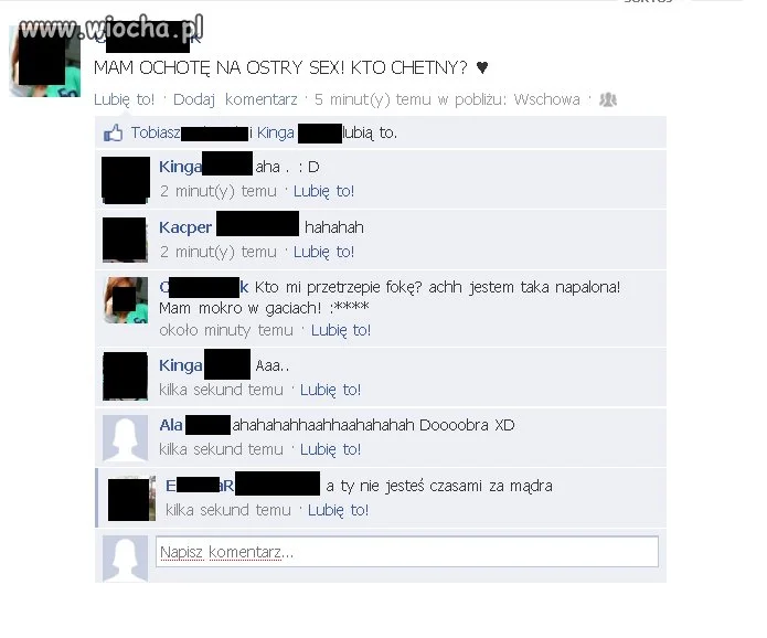 Szczerość na facebooku