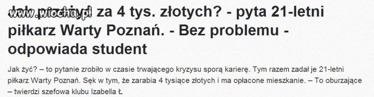 Jak przeżyć za 4 tys. złotych?
