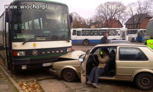 Robił „kółeczka” po zajezdni autobusów PKS 