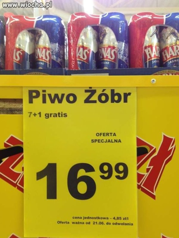Piwo "Żóbr".. Wow..