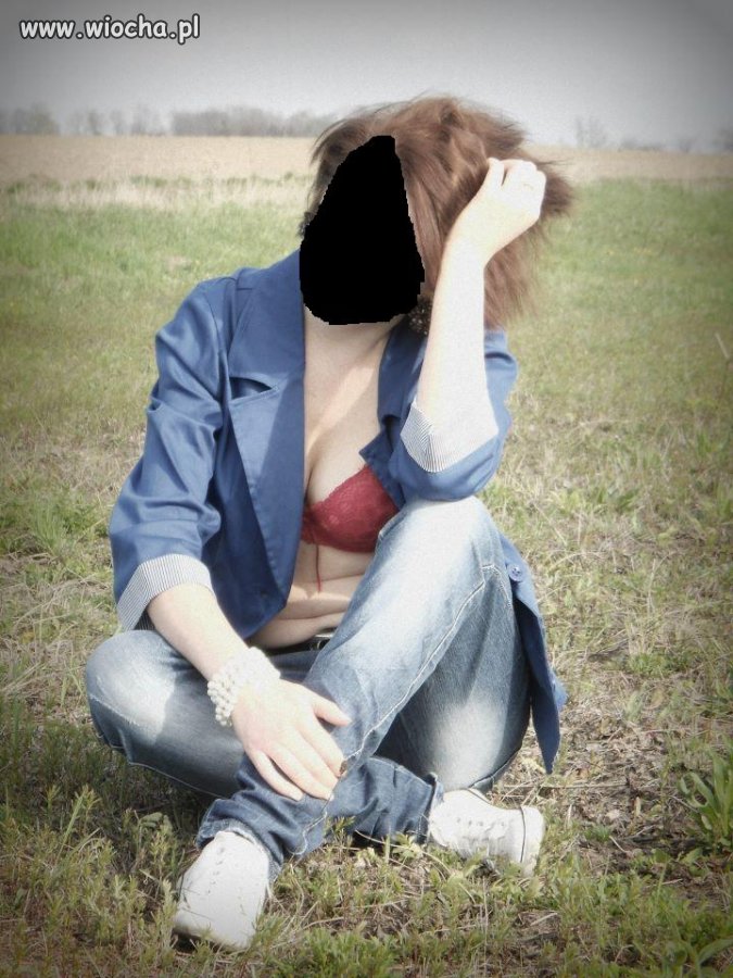 Lans na czerwony stanik 