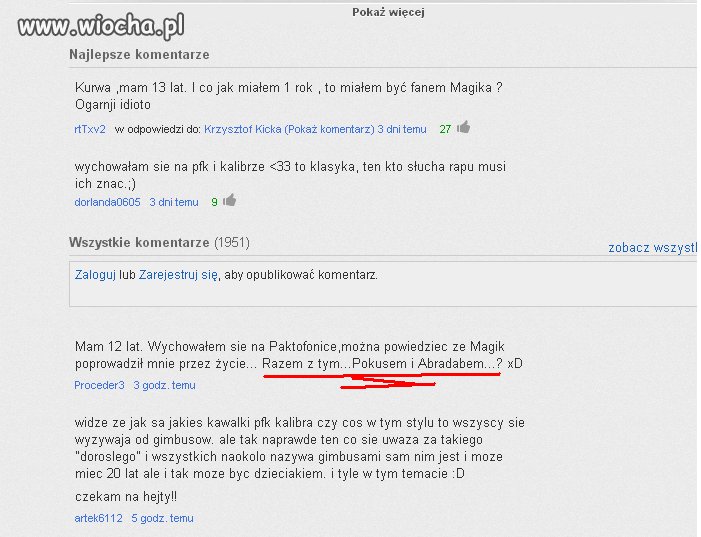 Pokusie czekamy z 12 latkami