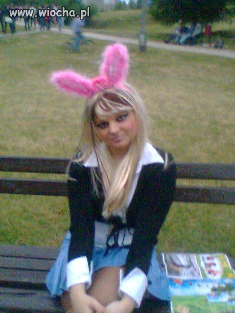 Blondynka-króliczek