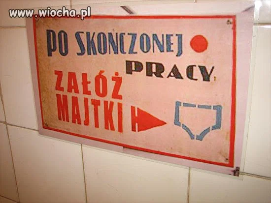 Tak fabryka to...