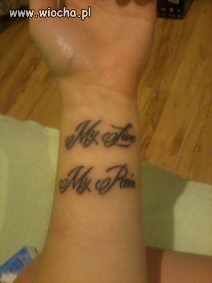 "My Live  My Pain" ...