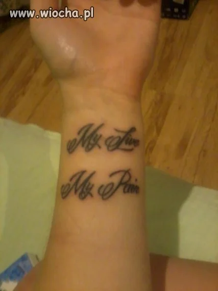 "My Live  My Pain" ...