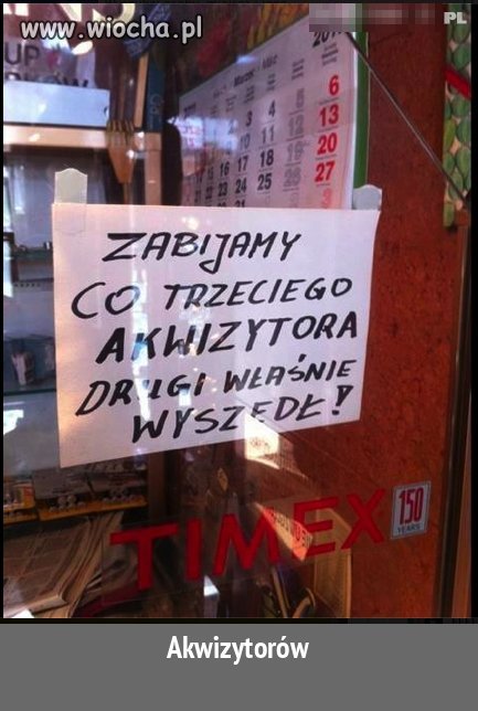 Akwizytorom dziękujemy