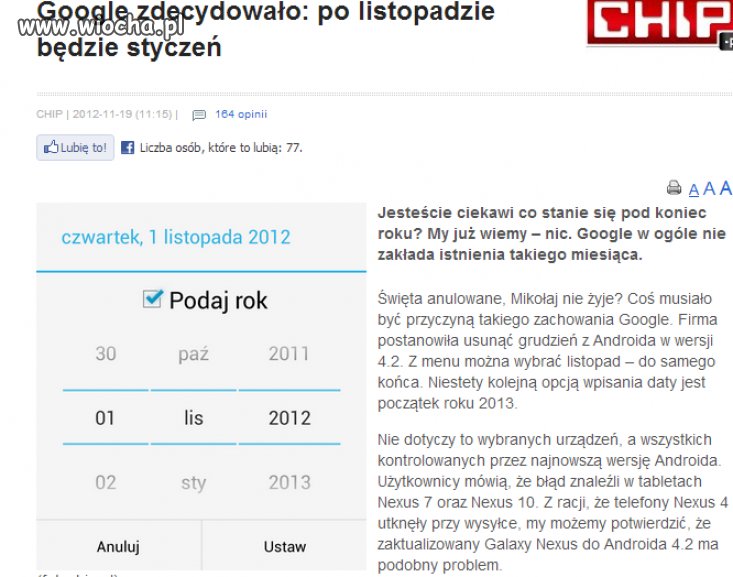 Wielka wpadka. Google zdecydowało...