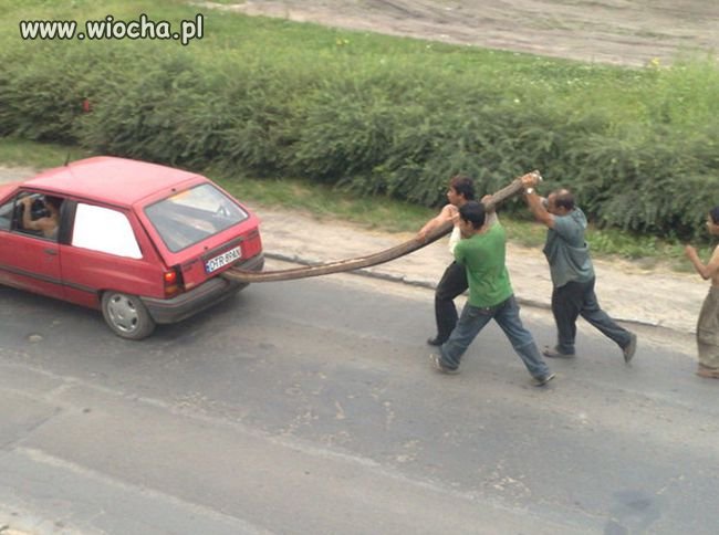 Jak byłem mały, miałem taki kij przy rowerku