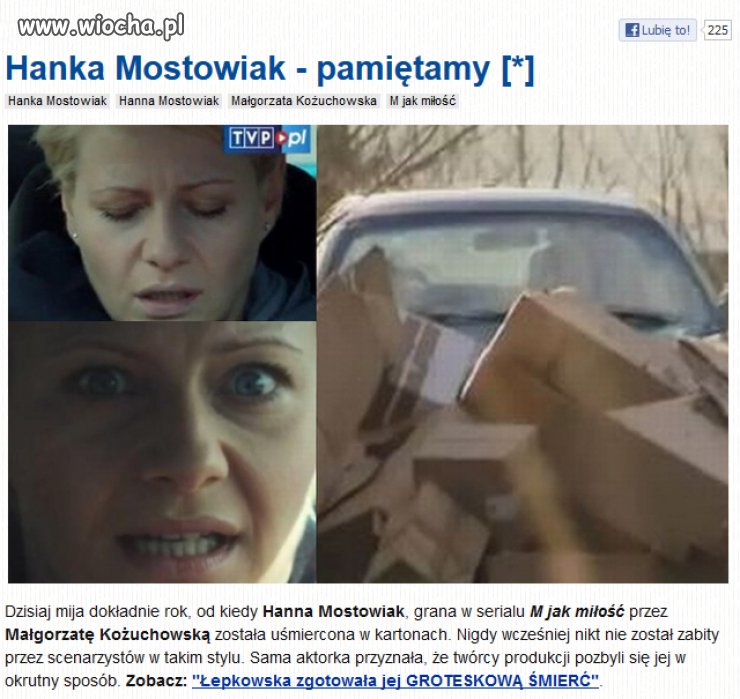 To już rok od kiedy nie ma z nami Hanki