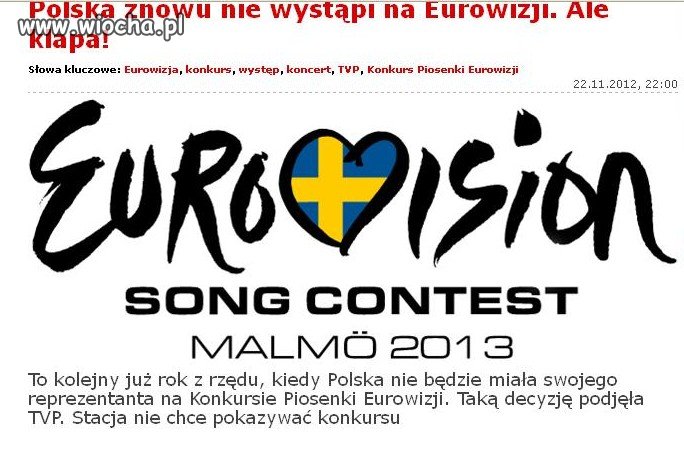 Wszystkie kraje Europy biorą udział w Eurowizji...