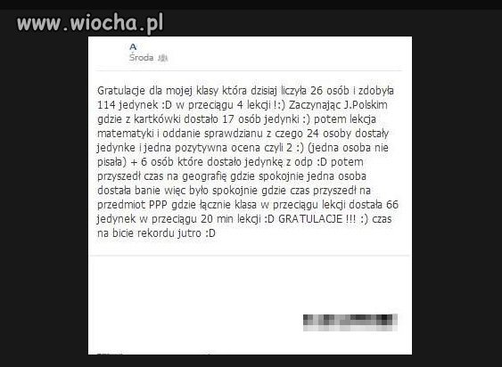 I tu stawiam pytanie: Mamy do bani nauczycieli,
