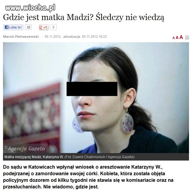 Gdzie jest Katarzyna? Śledczy nie wiedzą