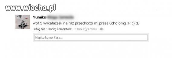 Nie ma to jak pochwalić się na facebooku !