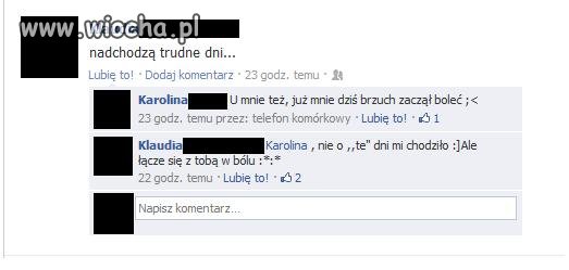 Ją to chyba głowa boli,