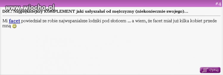 Najpiękniejszy komplement 