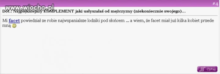 Najpiękniejszy komplement 