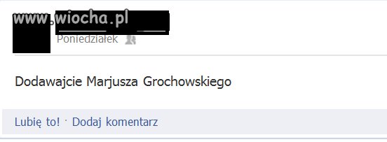No to mamy nowe imię "Marjusz" 