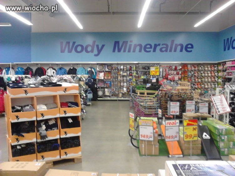 Wody Mineralne w Real'u