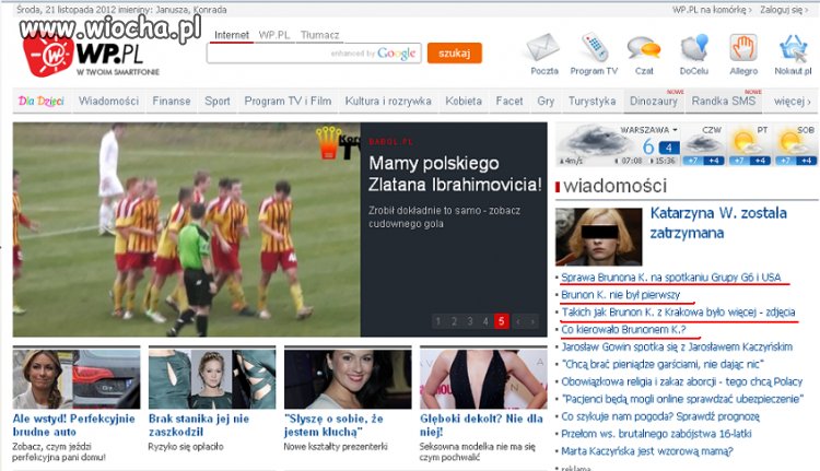 Co za różnorodność wiadomości.