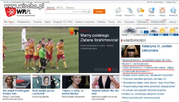 Co za różnorodność wiadomości.