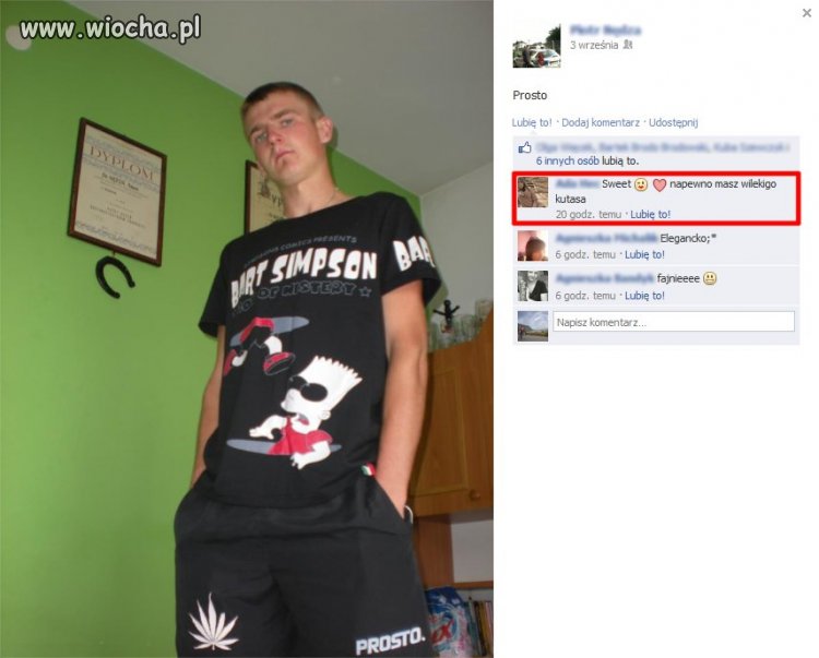 Na pewno masz wielkiego kutasa...