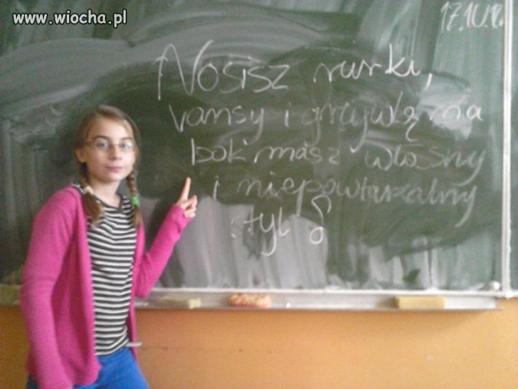 Nosisz rurki...
