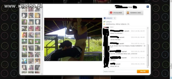 16 letnia dziewczyna. Zero szacunku do siebie