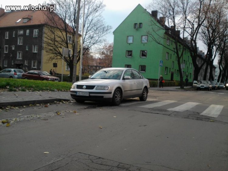 Pani sobie tak zaparkowała
