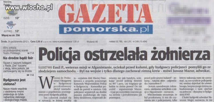 Wiocha w bydgoskiej prokuraturze!!