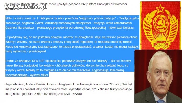 Miller obrońca moralności