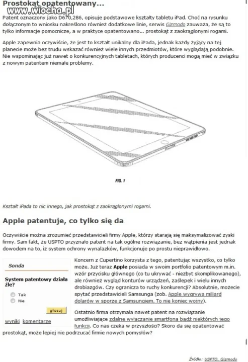 Apple opatentowało... 