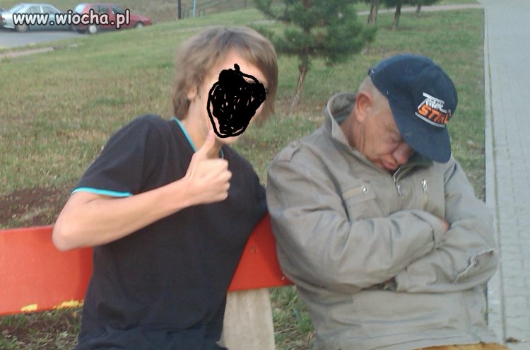 Nie ma to jak nabijanie się z biednego bezdomnego 