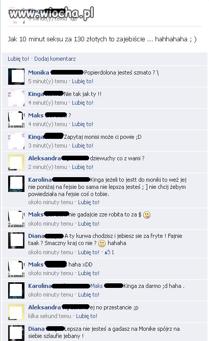 Nie ma to jak miła rozmowa na facebooku