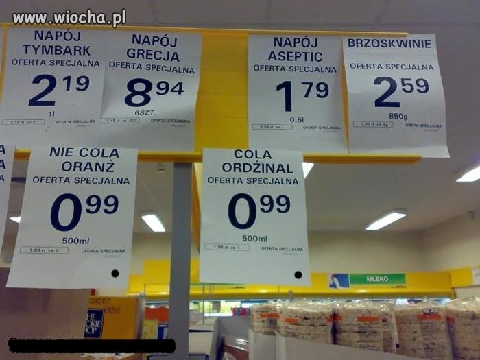 Jaka decyzja ? Cola czy nie cola?