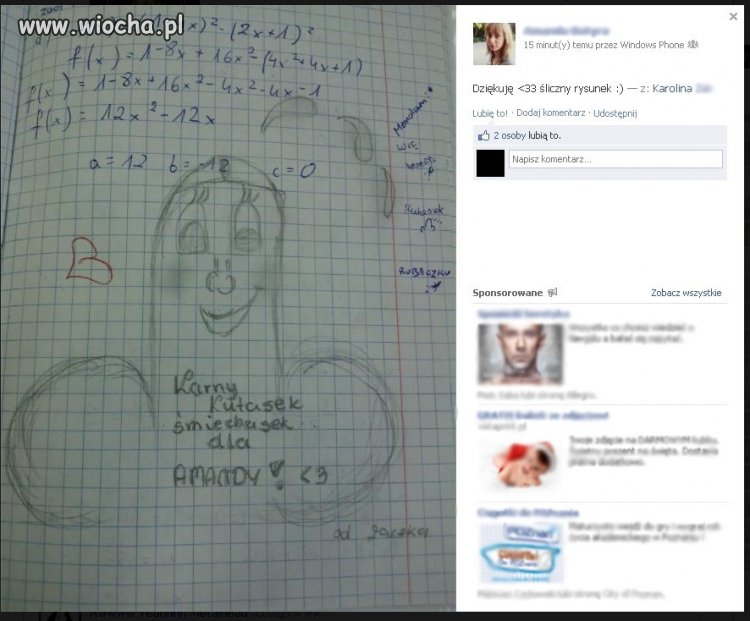 Taki tam prezent od koleżanki