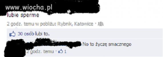 Laska coś bardzo lubi, że się na fb trzeba chwalić 