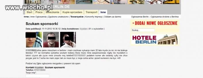 Szukam sponsorki