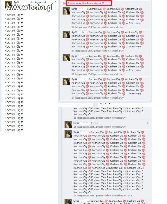 Facebookowa miłość 
