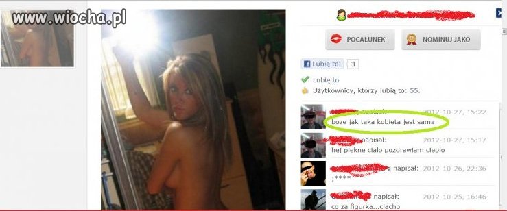 Jak taka kobieta może być sama?