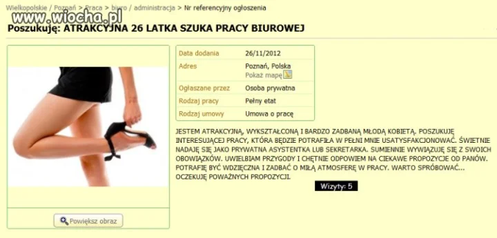 Szuka pracy