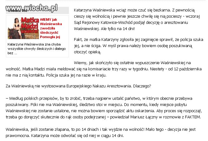 Sprawiedliwości stało się zadość ...
