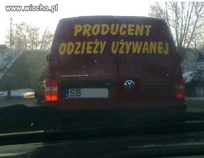 Producent odzieży używanej?