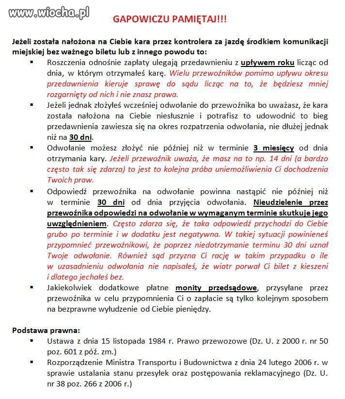 Warto znać swoje PRAWA