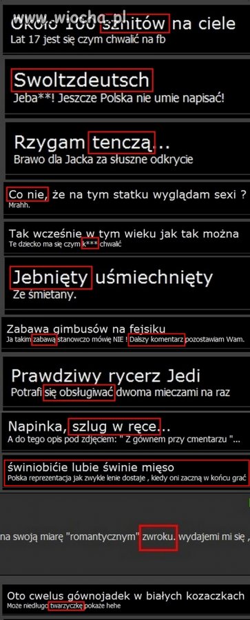 Nie musicie szukać wiochy w internetowym świecie,